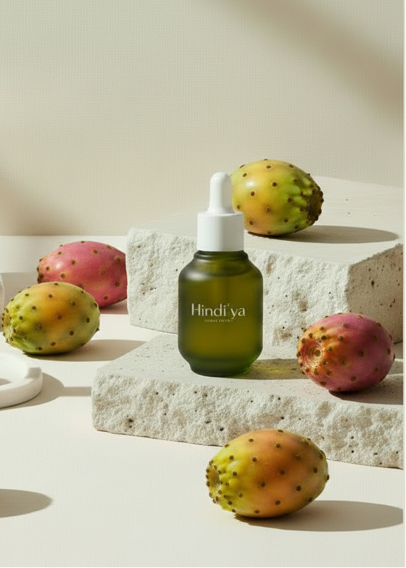 Huile de pépins de figue de barbarie 30 ml | Hindiya– 100% Pure & Extrait à Froid